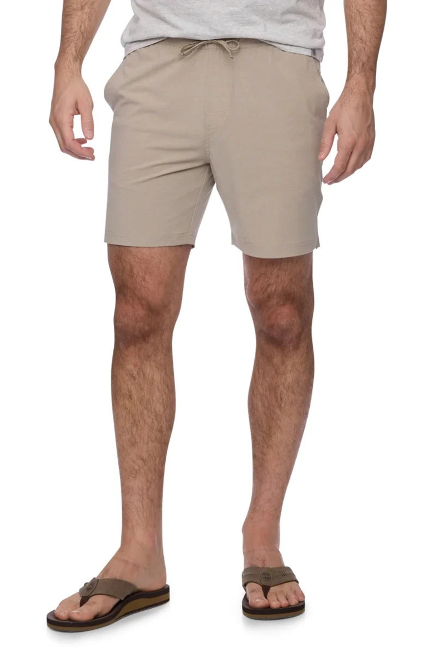 Flag & Anthem Khaki Drawcord 7" Hybrid Shorts/39438